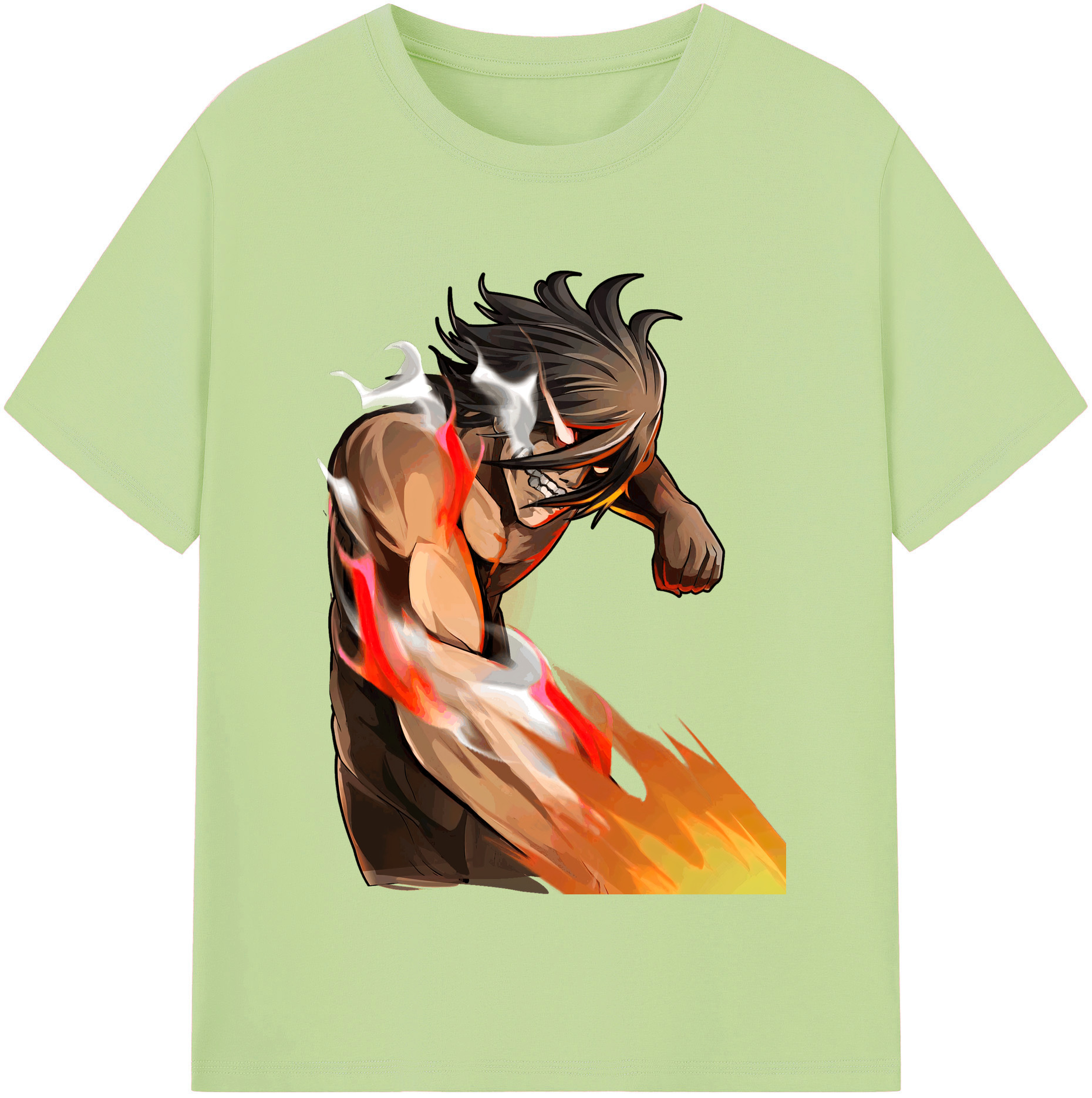 （画像用） 進撃の巨人 Attack on Titan 綿100％半袖Tシャツ（フロントプリント）